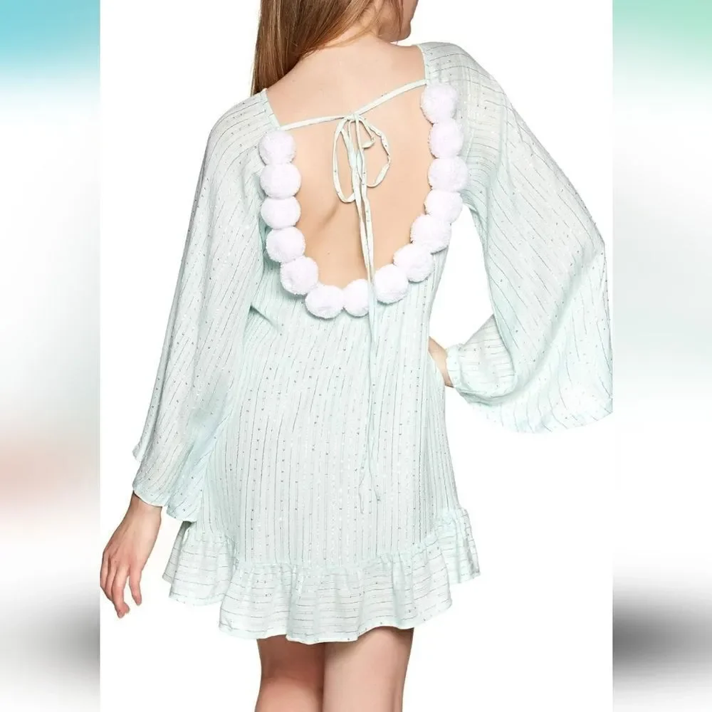 Sundress Indiana Dress Pom Pom Coverup in Roma Pool